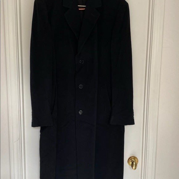 NORDSTROM MENS JACOB SIEGEL LAMBSWOOL COAT 46L - Picture 2 of 13